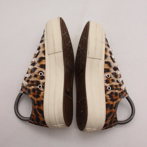 Converse All Star Lift Women's Size 6.5 Shoes Cheetah Print Platform Sneakers - Picture 6 of 9